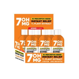 7-OHMG Shots 60mg 7-Hydroxymitragynine - 6 pack